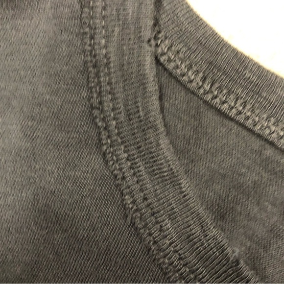 Aerie Women Size Small Black Short Sleeve Twist Knot Front T-Shirt Dress EUC - Picture 5 of 7